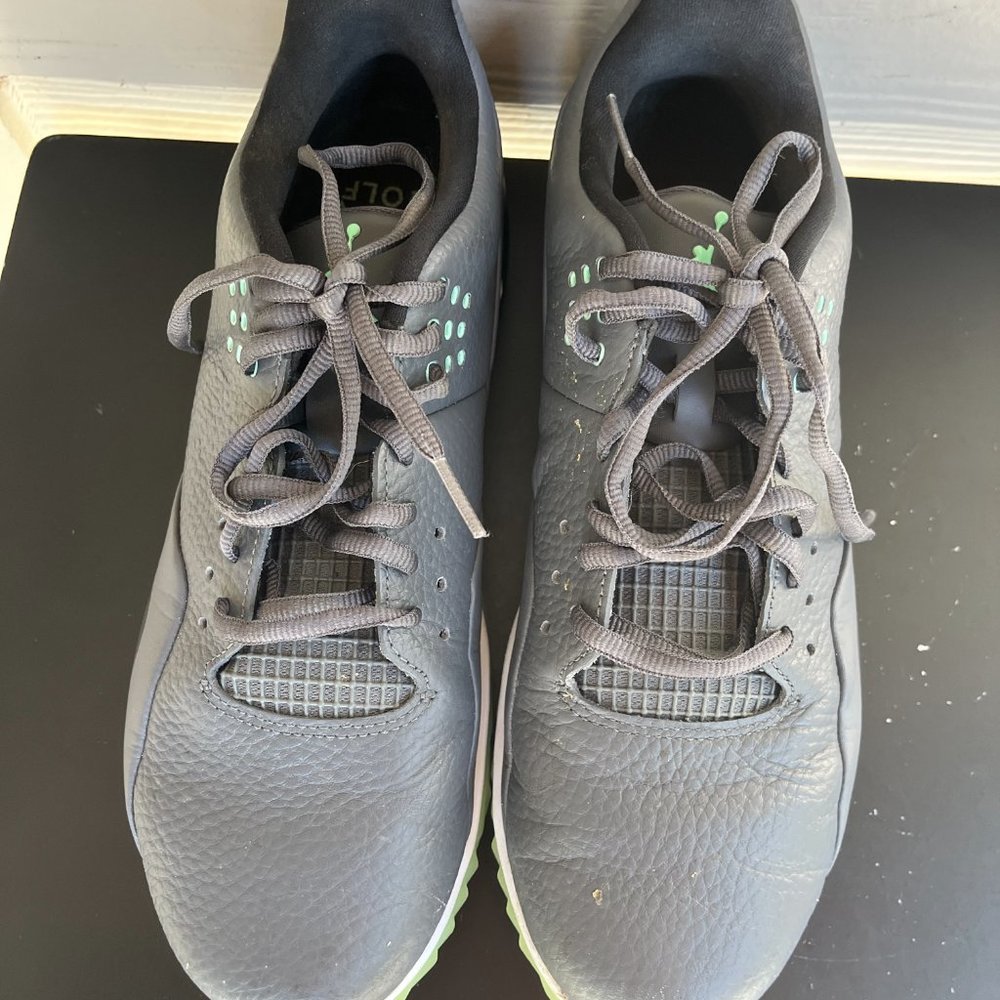 Nike Air Jordan Men's ADG 3 Dark Grey Green Glow Golf Shoes Size 9.5 - Picture 8 of 13